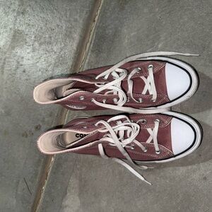 CONVERSE HIGH TOP MAUVE PLATFORM